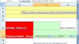 Excel Magic Trick 292: Reverse Last & First Name Tricks