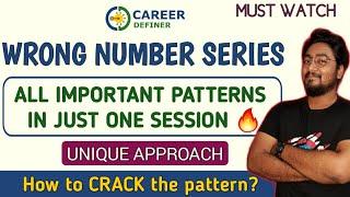 WRONG NUMBER SERIES For IBPS RRB CLERK 2020 | Approach and Tricks | Kaushik Mohanty