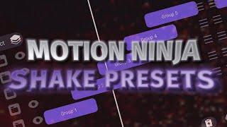 Motion Ninja Shake Presets | Free Shake Presets (QR Codes)