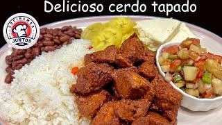 Carne de Puerco marinado a mi estilo/ Receta fácil