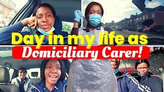 DAY IN MY LIFE AS A DOMICILIARY CARER IN UK GB ll  LIFE OF A HEALTH CARE ASSISTANT ( A MUST WATCH!)