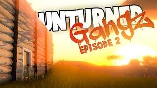 Unturned GangZ Hawaii S5E2: Building a Helicopter Hangar! (Hawaii Multiplayer Gameplay)