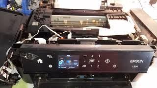 how to epson l850 printer error turn power off and then on again for details see your documentation