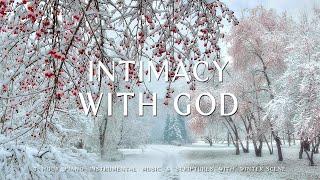 Intimacy With God : Piano Instrumental Music With Scriptures & Winter Scene  CHRISTIAN piano