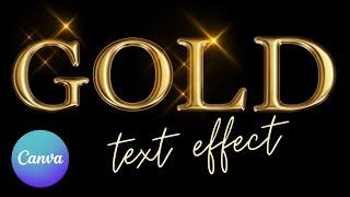 Mastering Canva Gold Text Effects: A Step-by-Step Guide