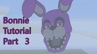 Minecraft Pixel Art Tutorial:How to make Bonnie Part 3(Five Nights at Freddy's)