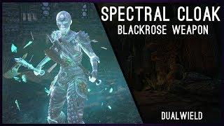 Spectral Cloak Set - Blackrose Weapon Dualwield