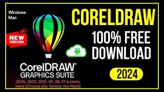 CorelDraw x7 free download | How to install & download CorelDraw 9 2024 | Corel draw 9 install free
