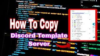 How To Copy Discord Server Template / Degein   By Xenon Bot In Android | #xenontop #discord