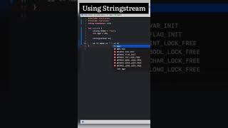 Using #stringstream in #C++ | How to use stringstream |#programming