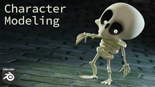 Character Modeling, Skeleton with the Skin Modifier in Blender