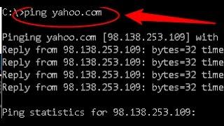 Basic Network troubleshooting:  Using Command Prompt