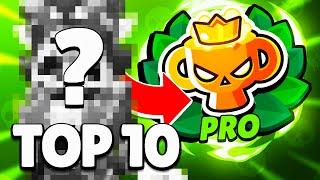 THESE 10 BRAWLERS GOT ME TO PRO RANK IN BRAWL STARS!