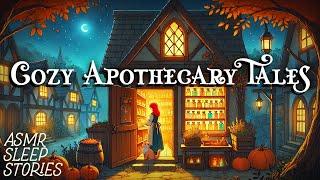 3 Hours of Cozy Apothecary Tales | Autumn Fantasy ASMR Bedtime Stories | Rain Sounds & Fall Ambience