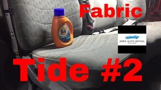How to detail the Interior or your car or truck with TIDE!!! (Fabric)