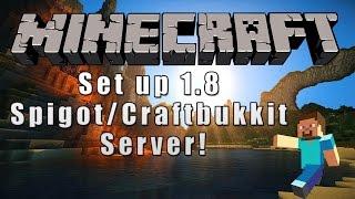 How to Make a Minecraft Spigot & Craftbukkit Server for 1.8.7 -  Part 2 (2015) (HD)