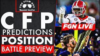 FGN LIVE: College Football Playoff Predictions | Georgia Position Battle Preview