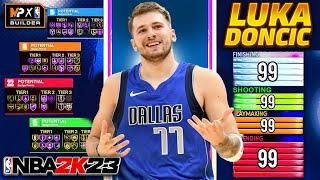 *RARE* NBA 2K23 LUKA DONCIC BUILD - HOF BULLY + HOF POST SCORING POINT GUARD BUILD