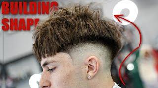 HOW TO BUILD SHAPE | HAIRCUT TUTORIAL: TEXTURE TOP DROP FADE