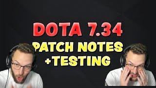 DOTA 7.34 PATCH NOTES+TESTING