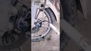 Filling motorcycle brake fluid