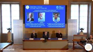 Announcement of the 2021 Nobel Prize in Physics