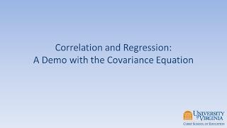 How To: Correlation and Regression