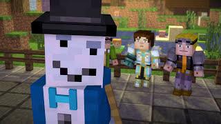 Minecraft: Story Mode Season 2 Episode 2 Giant Consequences Jesse vs Snow Golem Boss Fight