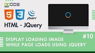 How To Create A Custom Preloading Screen in jQuery | jQuery Page Loader