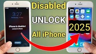 iPhone is Disabled Connect to itunes Fixed without computer 2025