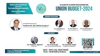 1st Seminar on Union Budget 2024