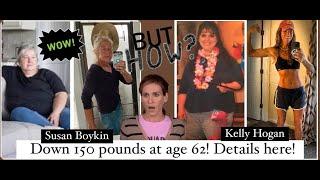 She ATE MORE to lose 150 pounds at age 62!