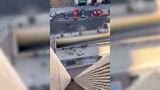 Video of the day: "Pro -Life Spiderman" climbs 40 story building