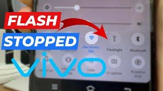 Vivo Flashlight not Working || Camera Flash Stopped