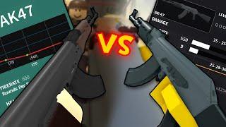 Phantom Forces AK47 Vs. Bad Business AK47