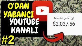 Yabancı Youtube Kanalı Geliştirmek - 2 Youtube'dan Para kazanma