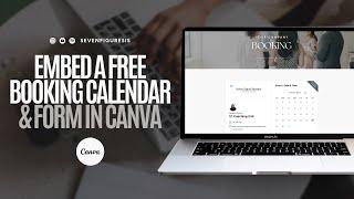 Embed A Calendar & Form In Your Canva Website | Absolutely FREE!