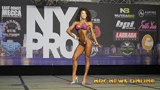 2020 IFBB Pro League  NY Pro Bikini Winner Etila Santiago Posing Routine