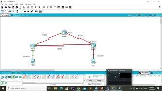 OSPF routing protocol using 3 routers || Cisco Packet Tracer