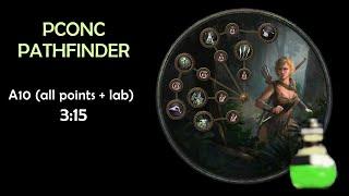 3:15 Poisonous Concoction Pathfinder // Act 10 (All Points + Lab) [Path of Exile 3.21]