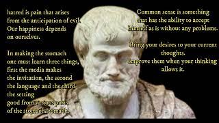 aristotle's collection of words of wisdom full of deep meaning