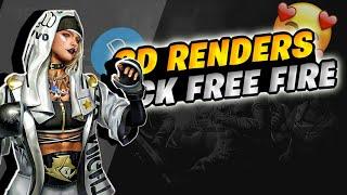 FREE FIRE 3D RENDERS PACK | @dzbrookyt2233️  |