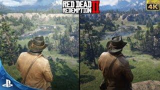 Red Dead Redemption 2 PS4 PRO VS Gaming PC Maximum Settings 4K | Graphics Comparison Blind Test