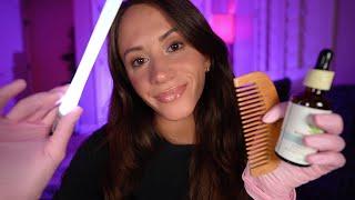 ASMR / Bestfriend Gives You A Scalp Exam and Treatment (close up personal attention)