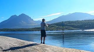 This is not fishing, its CATCHING. Lure Fishing for Arctic cod