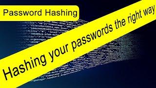 PHP Password Hashing - The right way