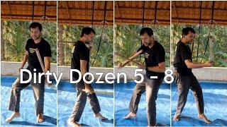 Pekiti Tirsia Kali Double Stick - Dirty Dozen 5 - 8