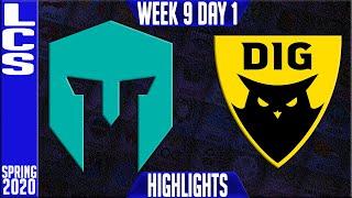 IMT vs DIG Highlights | LCS Spring 2020 W9D1 | Immortals vs Dignitas