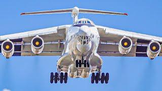 CRAZY IL-76 Landings, B707, AN-12 and more! - CLOSE-UP Belgrade Airport Plane Spotting | With ATC