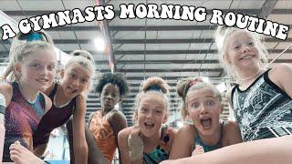a GYMNASTS morning routine